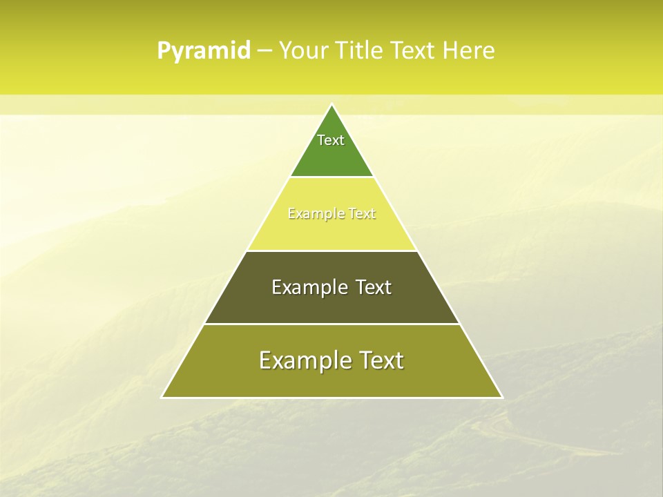 Farmland Tea Slope PowerPoint Template