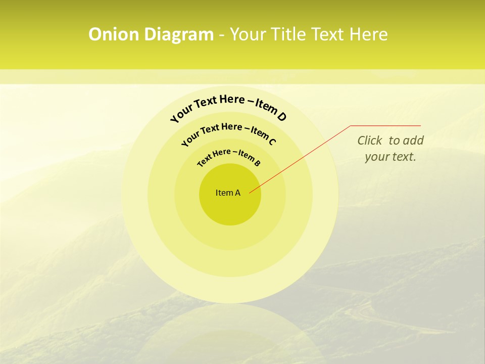 Farmland Tea Slope PowerPoint Template