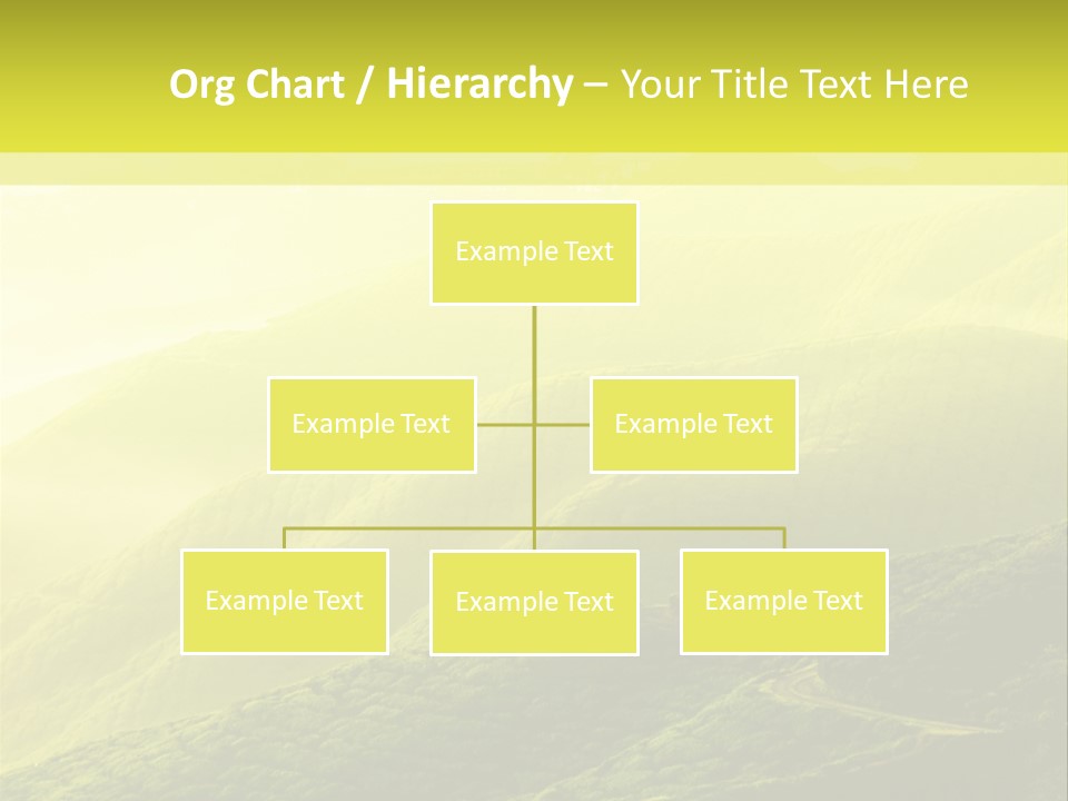 Farmland Tea Slope PowerPoint Template