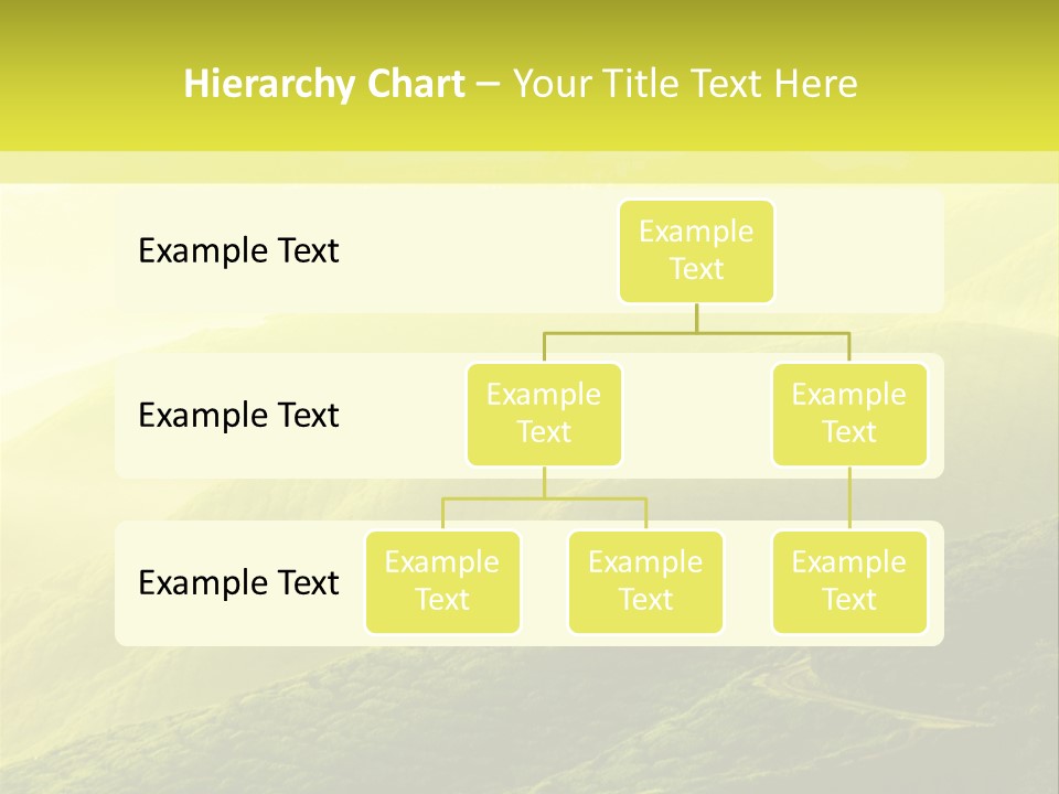 Farmland Tea Slope PowerPoint Template