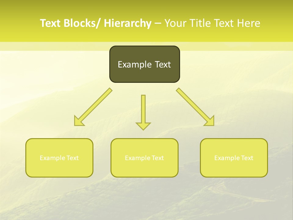 Farmland Tea Slope PowerPoint Template