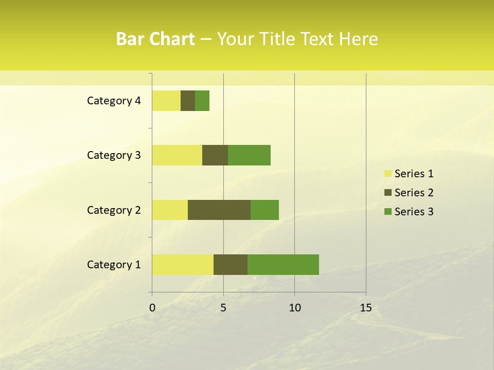 Farmland Tea Slope PowerPoint Template