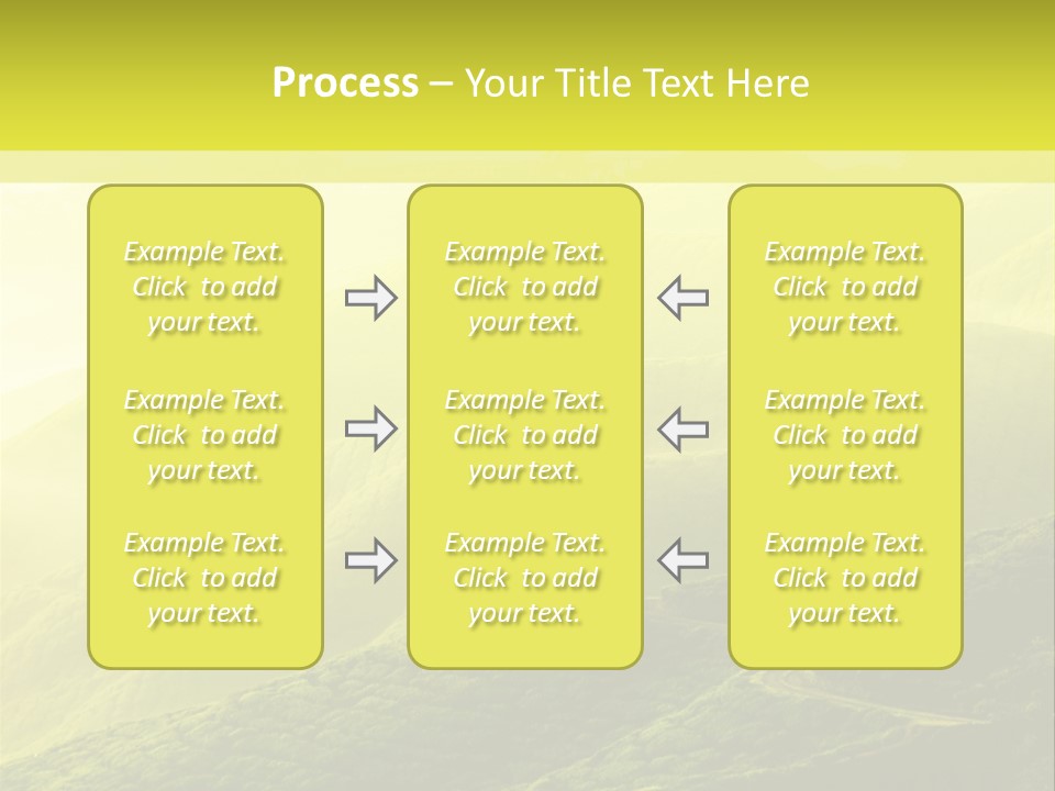 Farmland Tea Slope PowerPoint Template