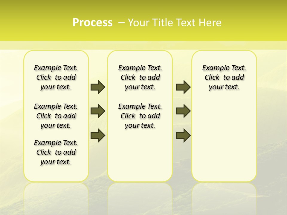 Farmland Tea Slope PowerPoint Template