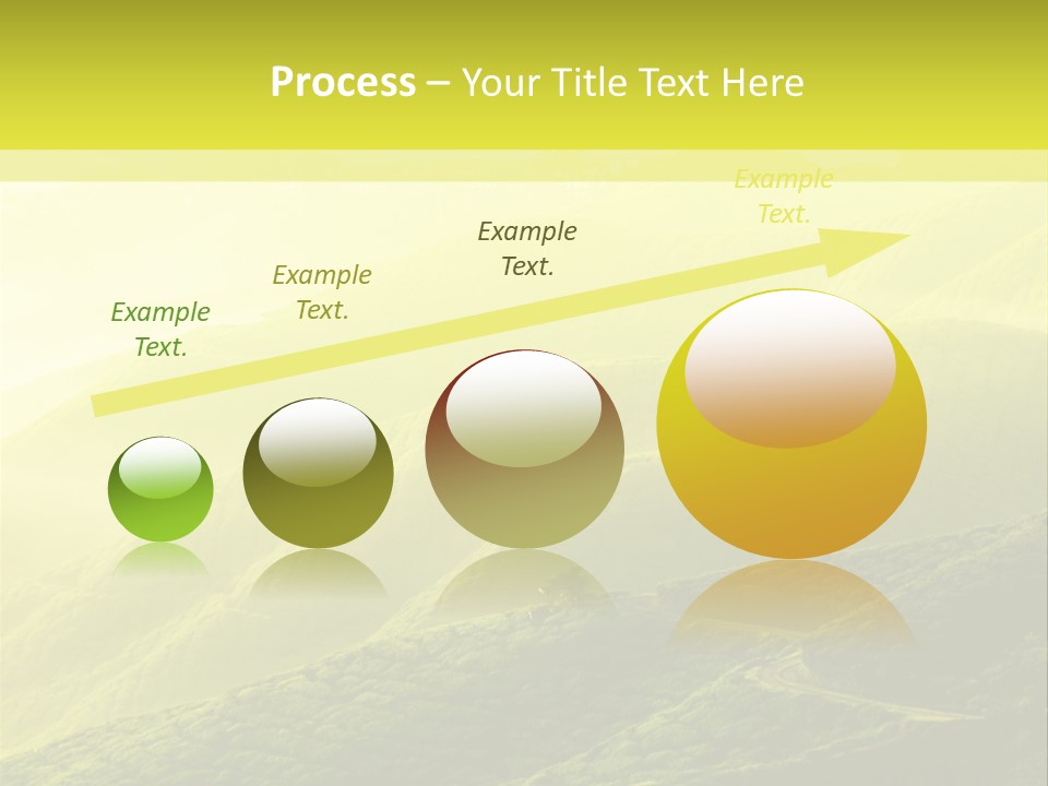 Farmland Tea Slope PowerPoint Template