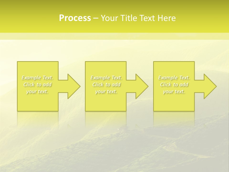 Farmland Tea Slope PowerPoint Template