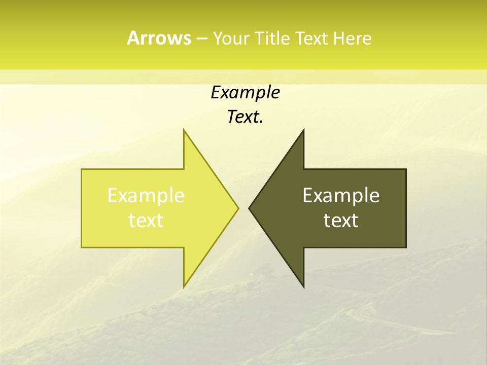 Farmland Tea Slope PowerPoint Template