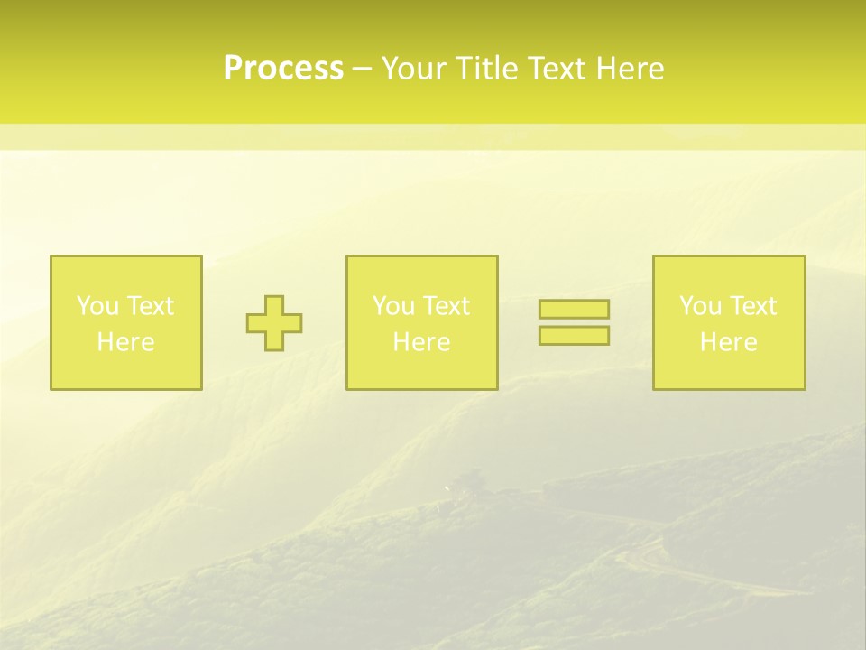 Farmland Tea Slope PowerPoint Template