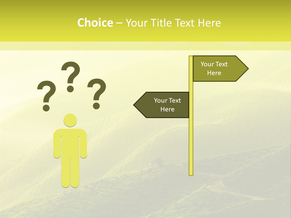 Farmland Tea Slope PowerPoint Template