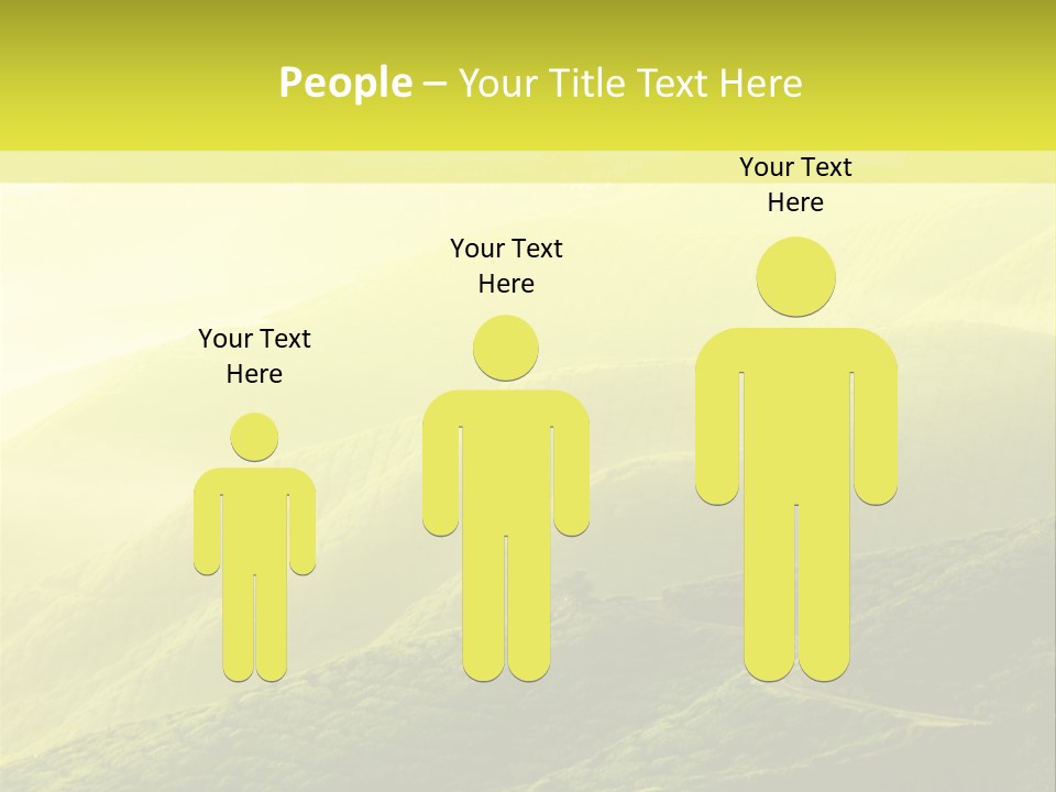 Farmland Tea Slope PowerPoint Template