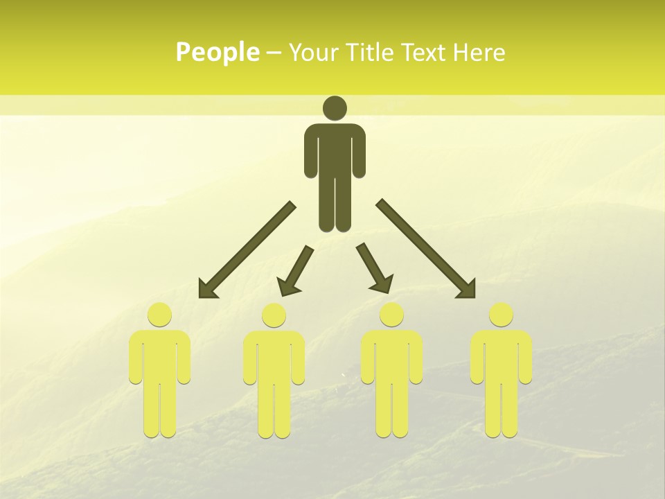 Farmland Tea Slope PowerPoint Template