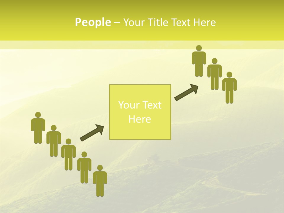 Farmland Tea Slope PowerPoint Template