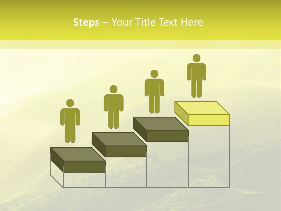 Farmland Tea Slope PowerPoint Template