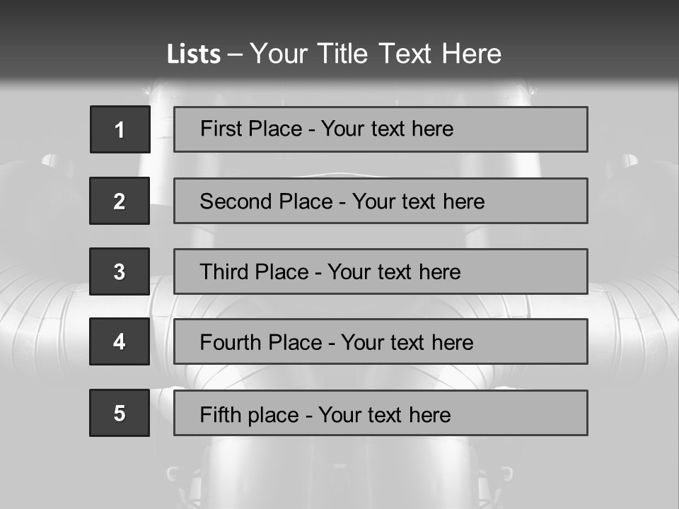 Thermostat Pipe Occupation PowerPoint Template