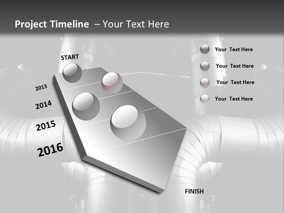 Thermostat Pipe Occupation PowerPoint Template