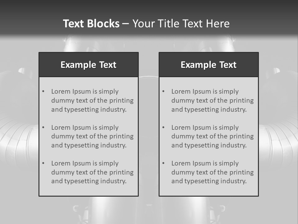 Thermostat Pipe Occupation PowerPoint Template