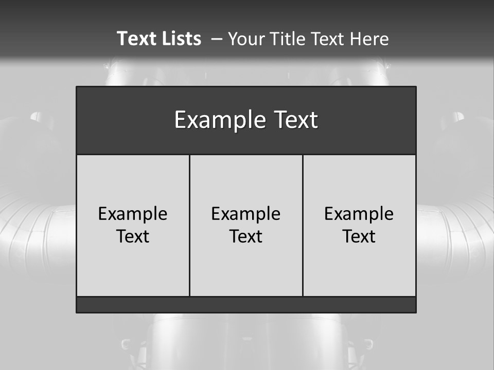 Thermostat Pipe Occupation PowerPoint Template