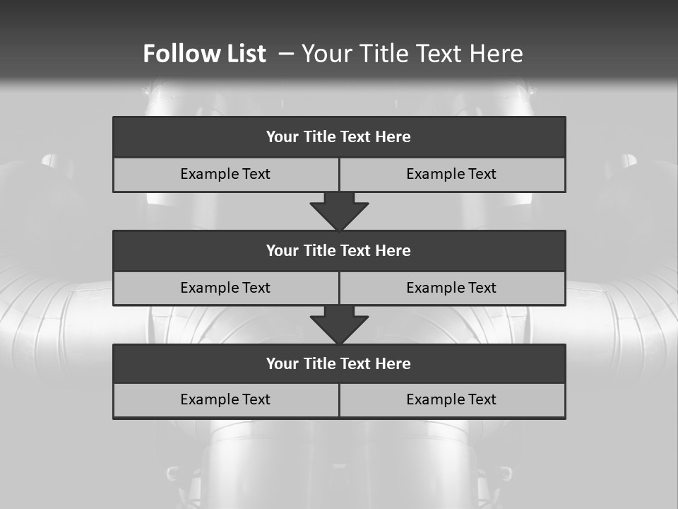 Thermostat Pipe Occupation PowerPoint Template