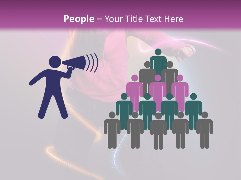 Casual Teenage Rap PowerPoint Template