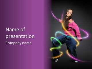 Freestyle Dance Design PowerPoint Template