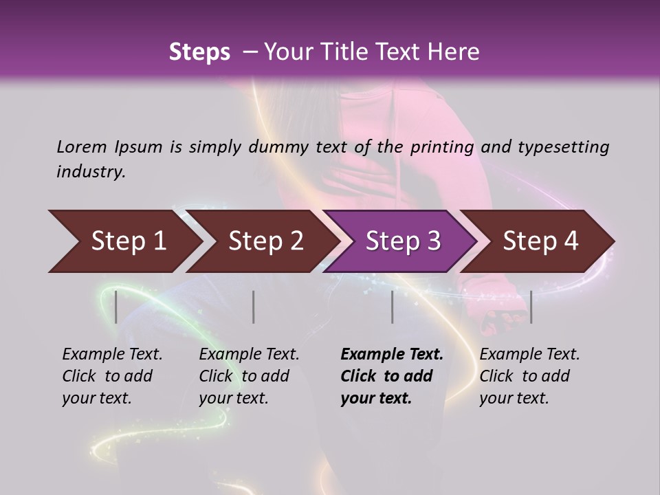 Freestyle Dance Design PowerPoint Template