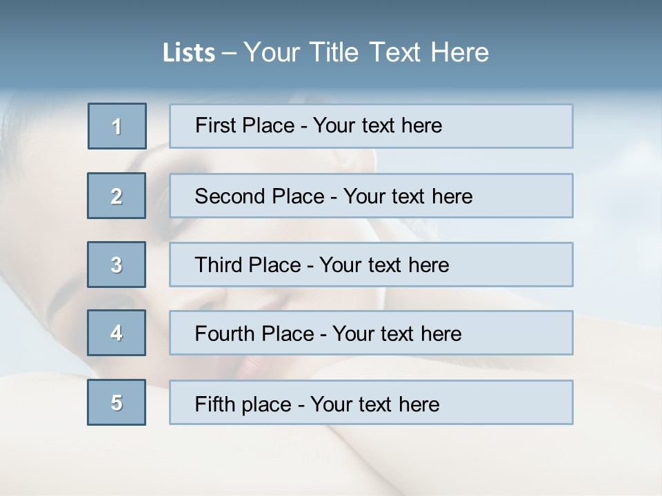 Beauty Relaxation Care PowerPoint Template