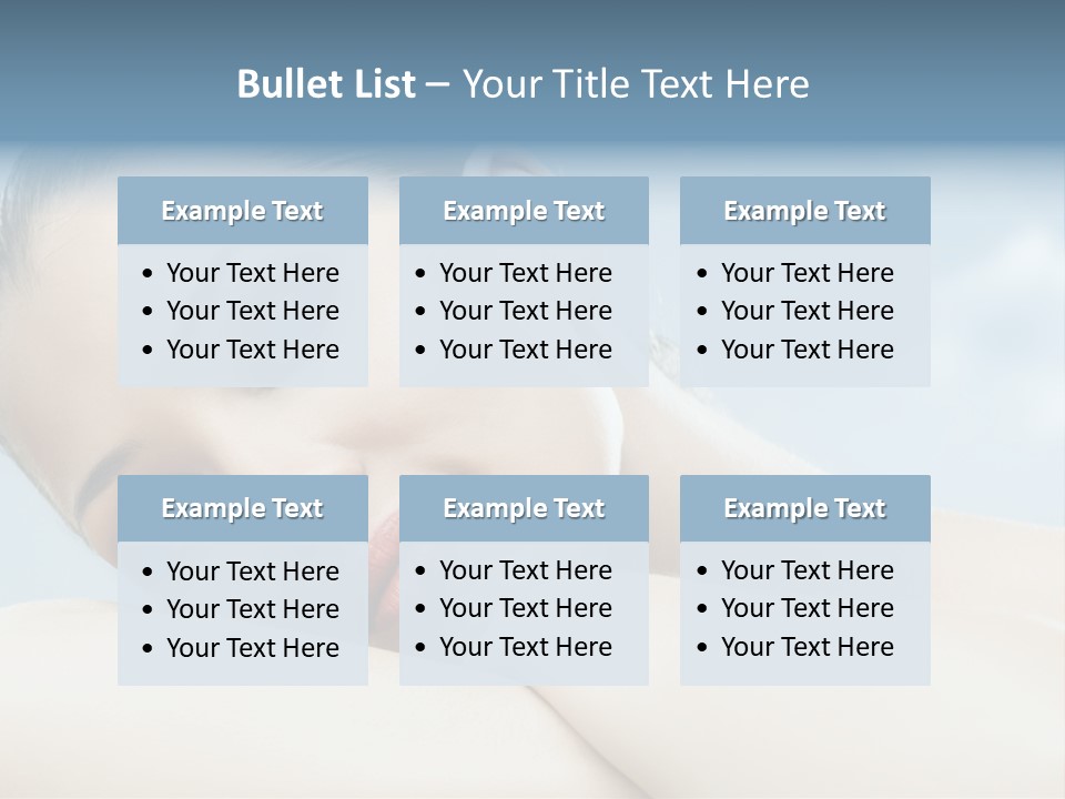 Beauty Relaxation Care PowerPoint Template