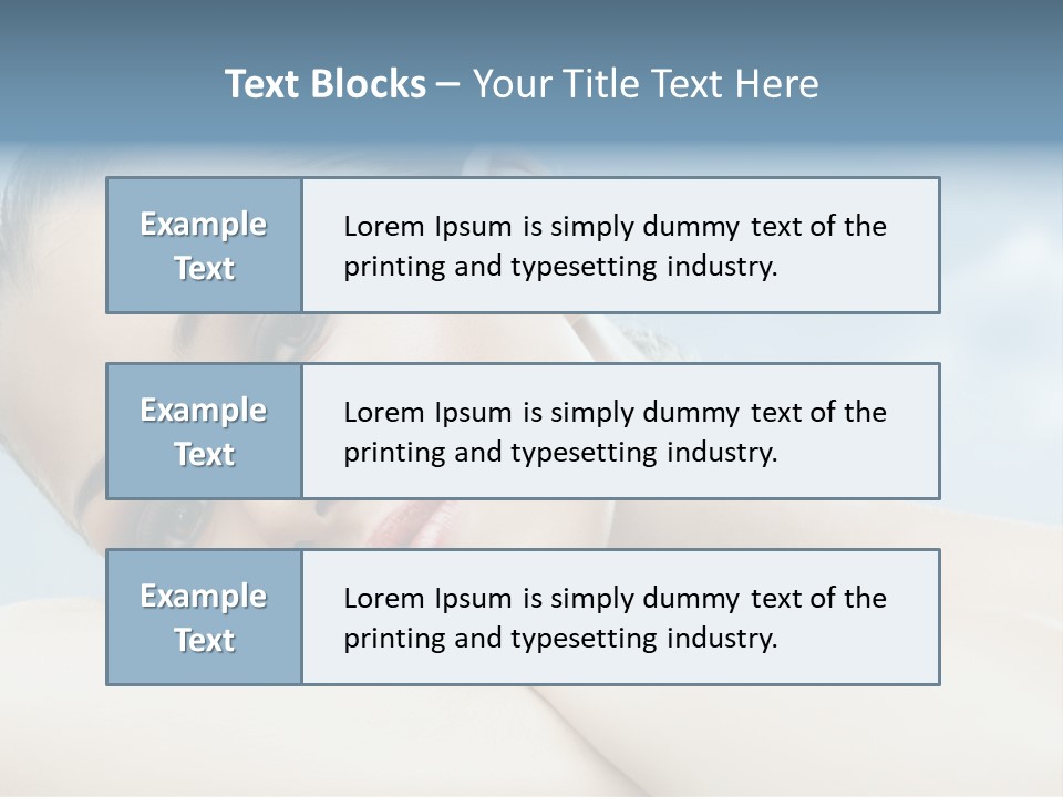 Beauty Relaxation Care PowerPoint Template