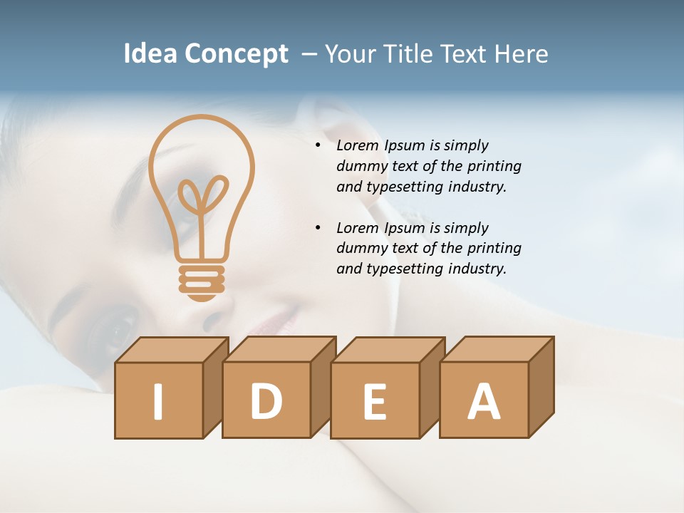 Beauty Relaxation Care PowerPoint Template