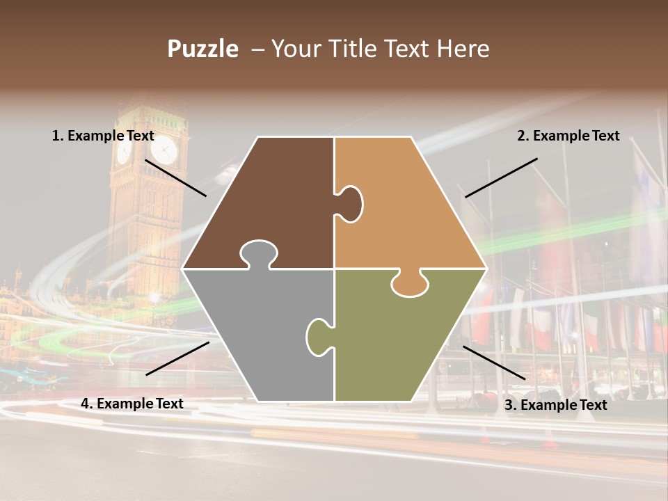 Evening Ornate City PowerPoint Template