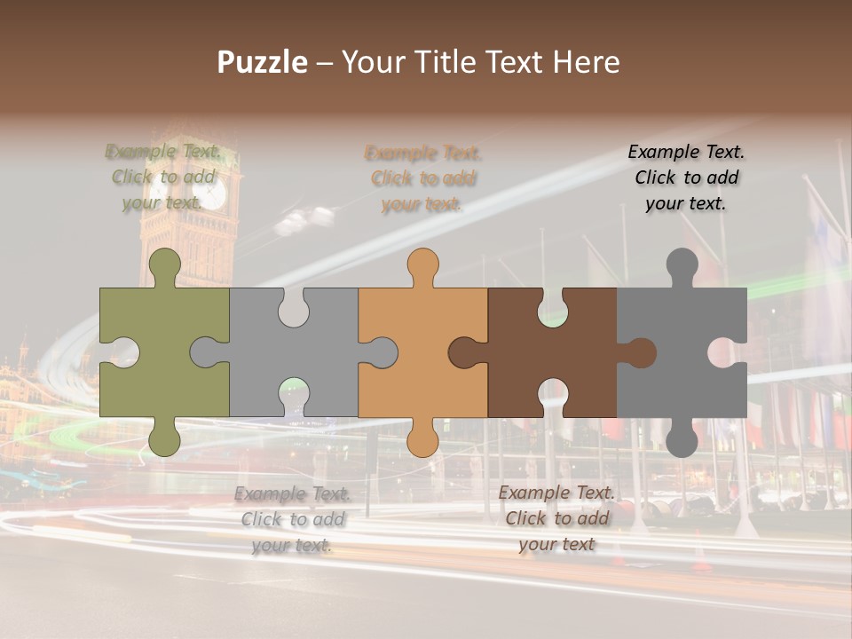 Evening Ornate City PowerPoint Template