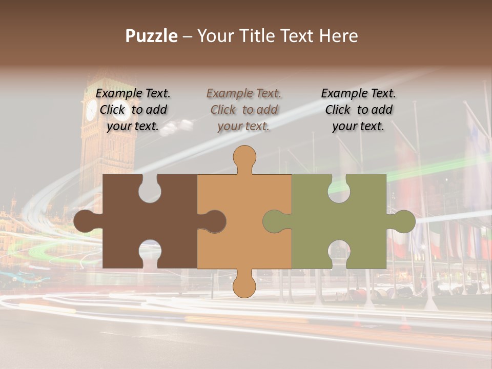 Evening Ornate City PowerPoint Template