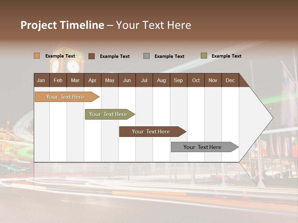 Evening Ornate City PowerPoint Template