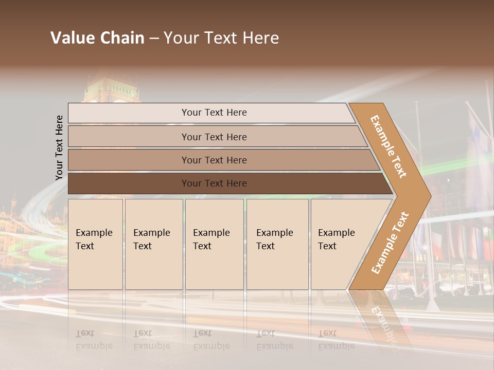 Evening Ornate City PowerPoint Template
