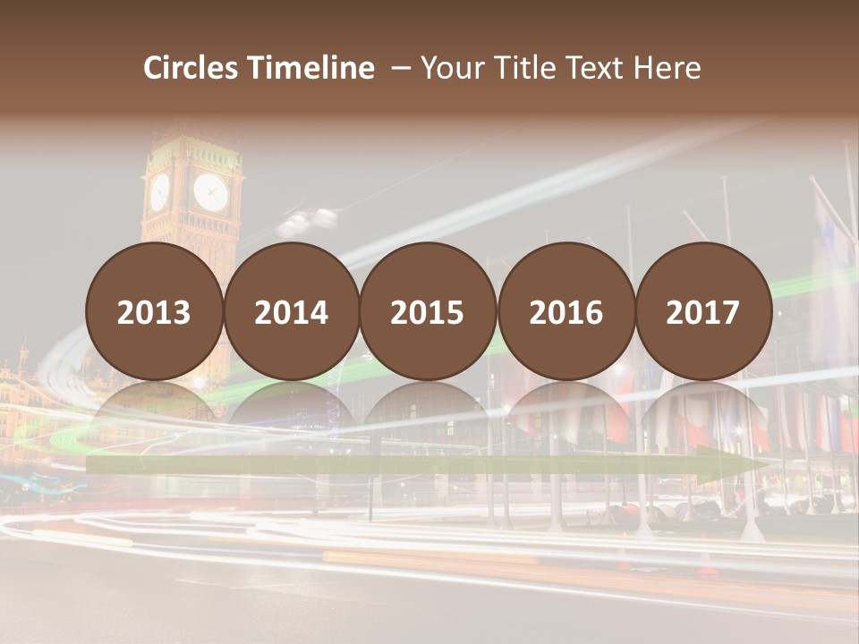 Evening Ornate City PowerPoint Template