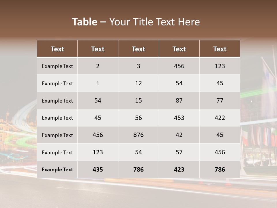 Evening Ornate City PowerPoint Template