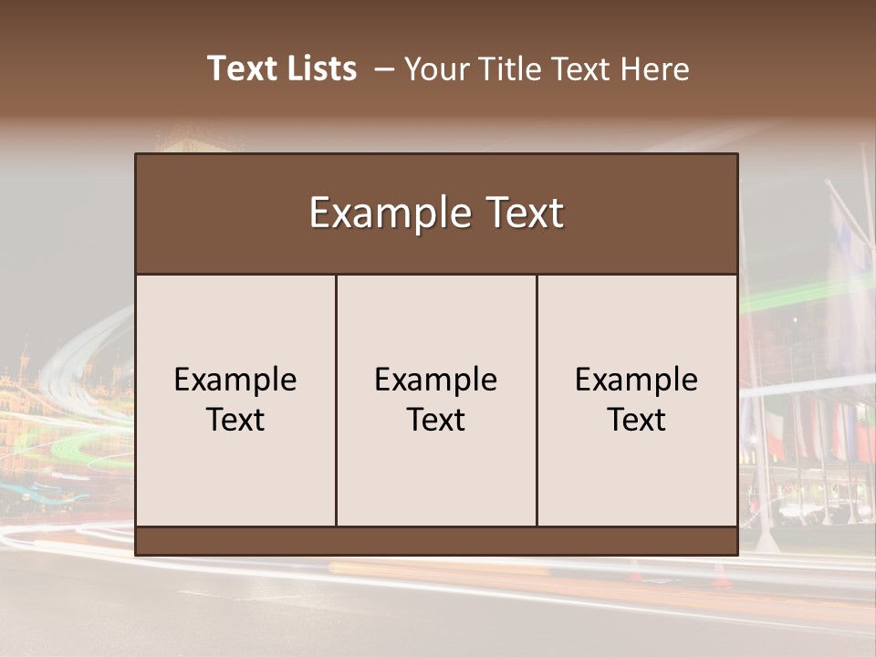 Evening Ornate City PowerPoint Template