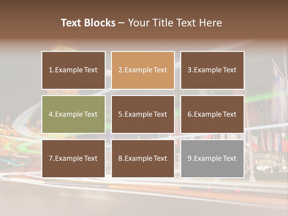 Evening Ornate City PowerPoint Template