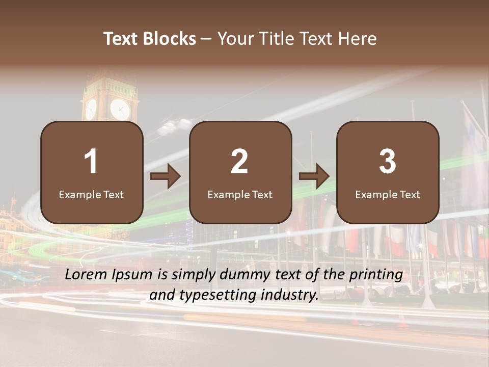 Evening Ornate City PowerPoint Template