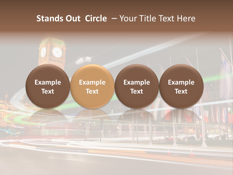 Evening Ornate City PowerPoint Template