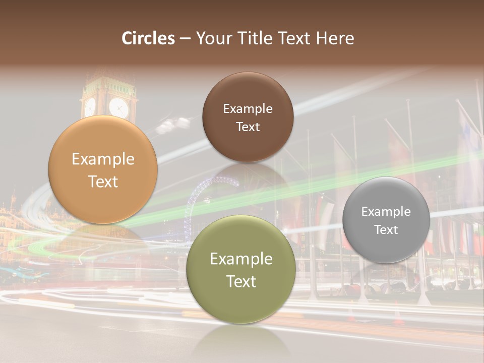 Evening Ornate City PowerPoint Template