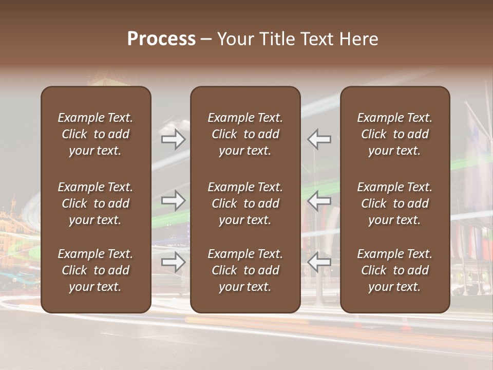Evening Ornate City PowerPoint Template
