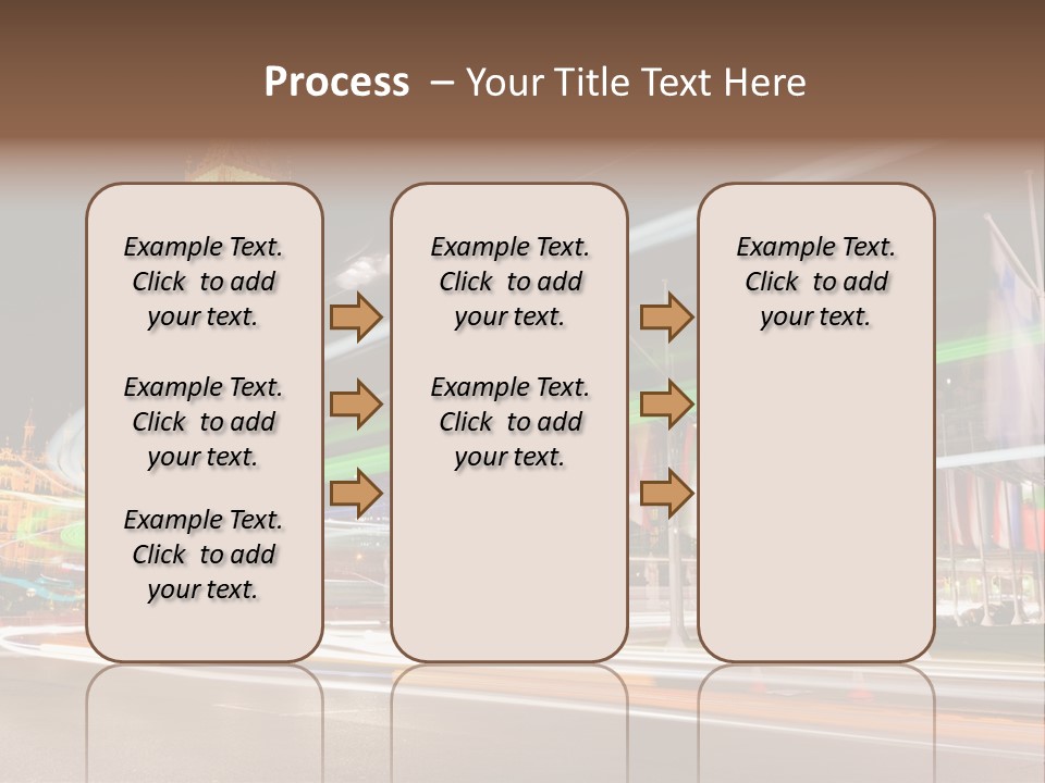 Evening Ornate City PowerPoint Template