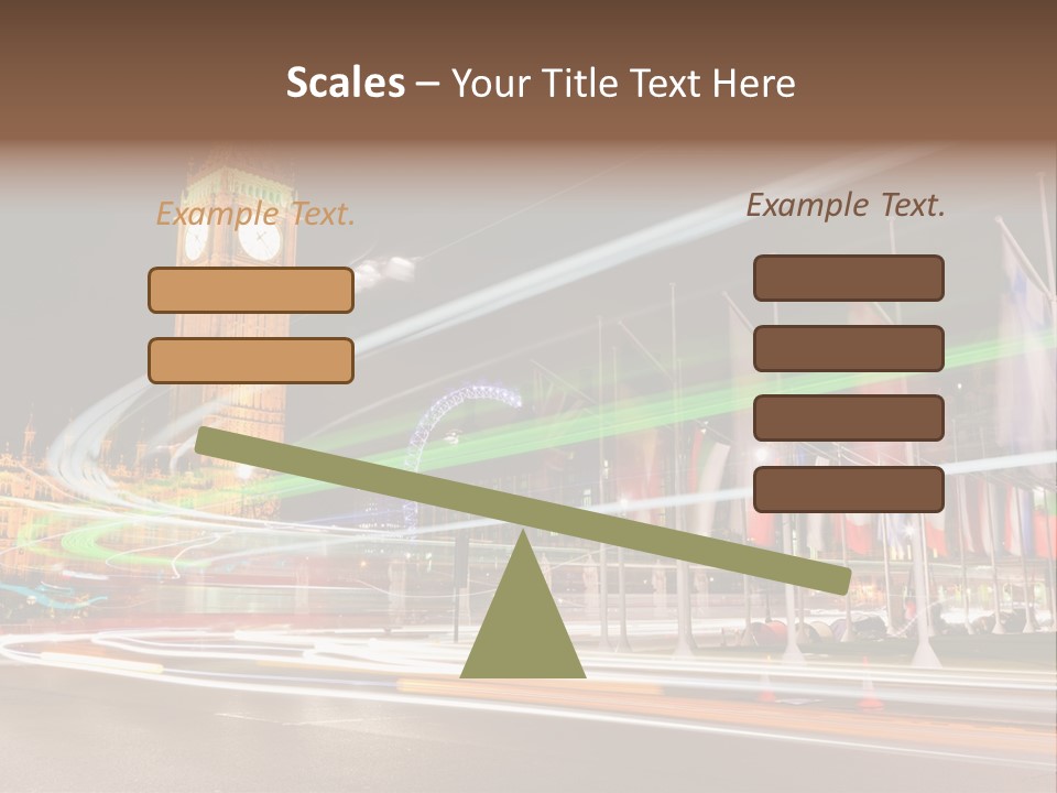 Evening Ornate City PowerPoint Template