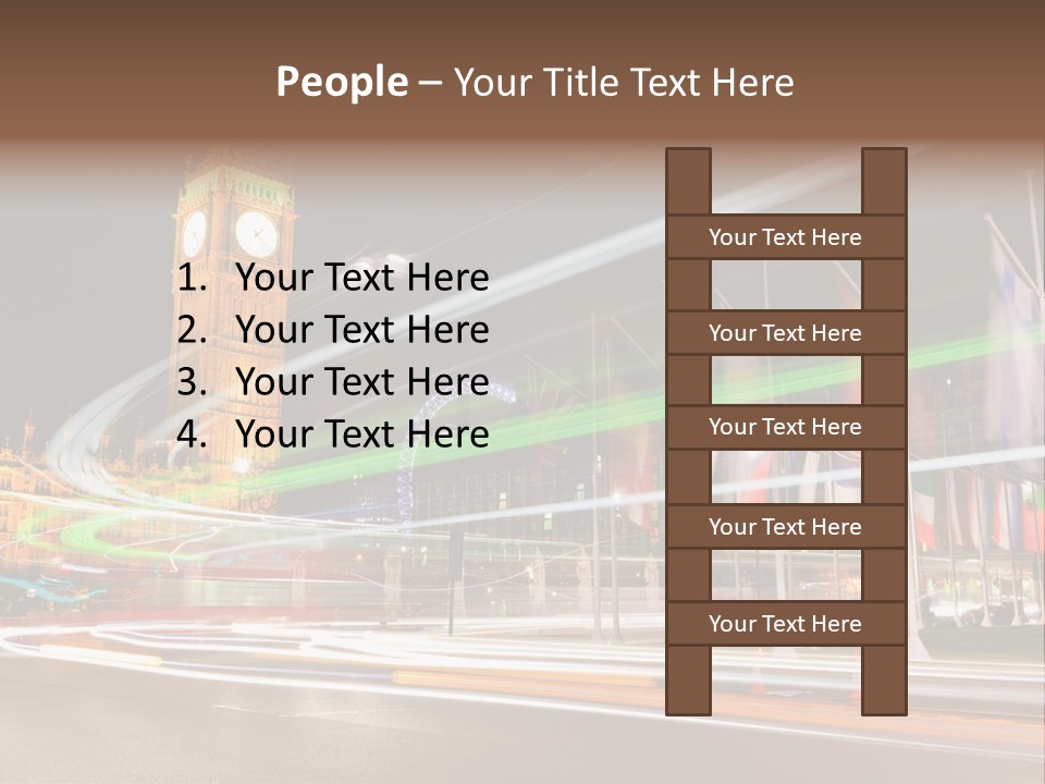 Evening Ornate City PowerPoint Template