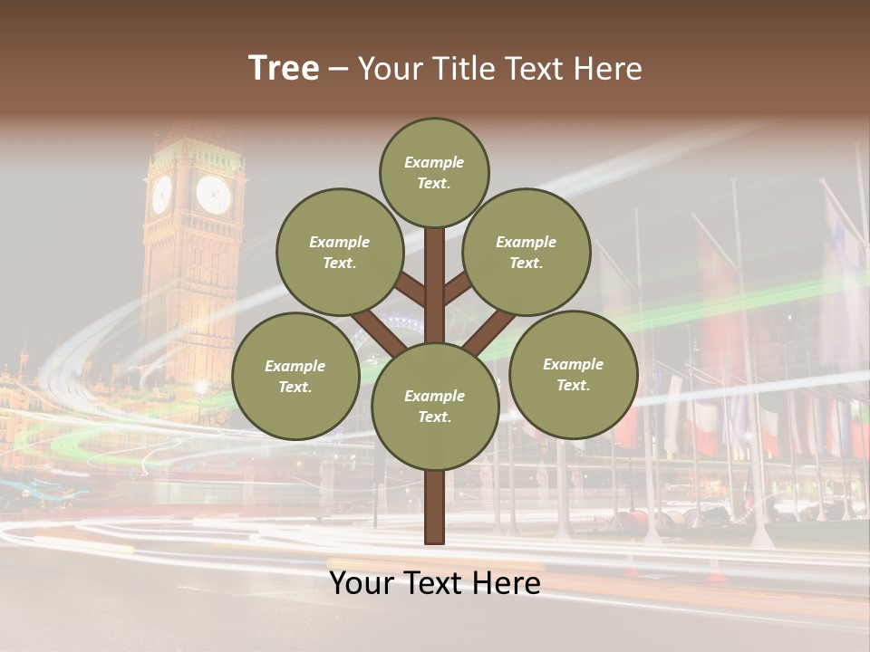 Evening Ornate City PowerPoint Template