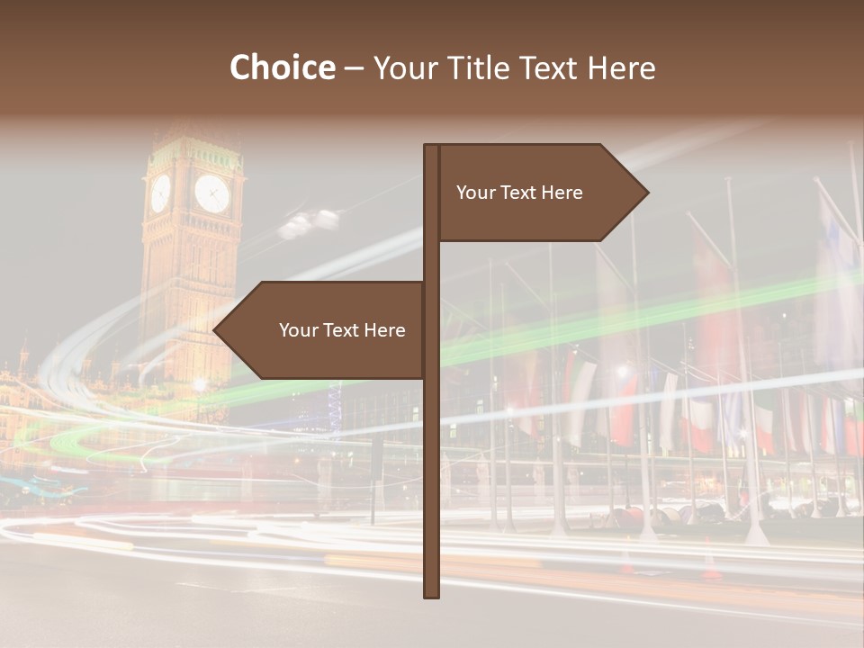 Evening Ornate City PowerPoint Template