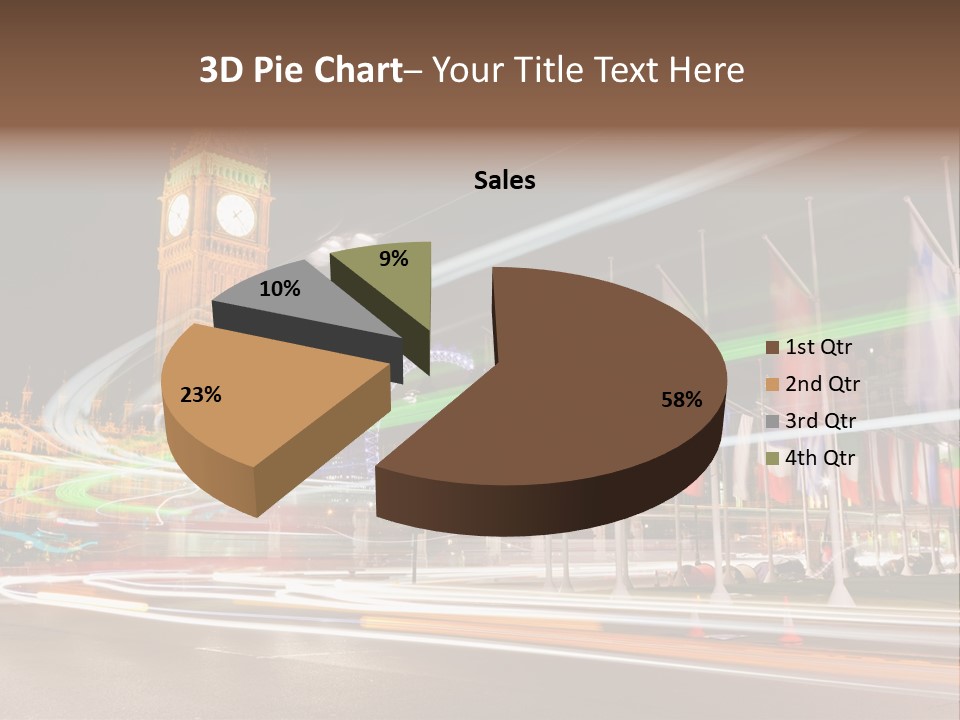 Evening Ornate City PowerPoint Template