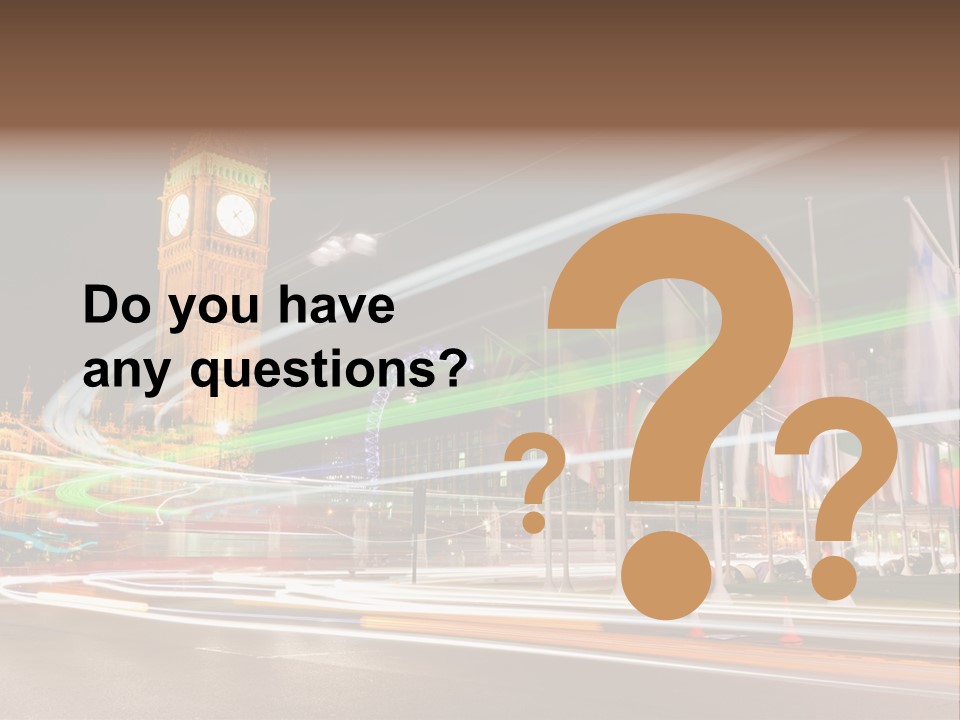 Evening Ornate City PowerPoint Template