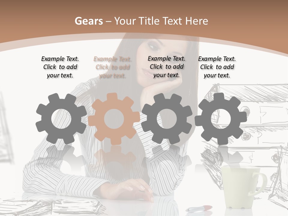 Cheerful Success Happy PowerPoint Template